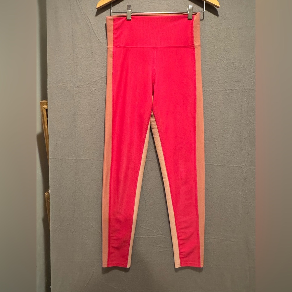 Beach Riot Pink and Tan Leggings